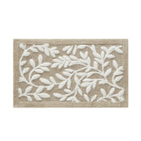 Madison Park Serene Traditional Cotton Tufted Bath Rug MP72-8341 Taupe