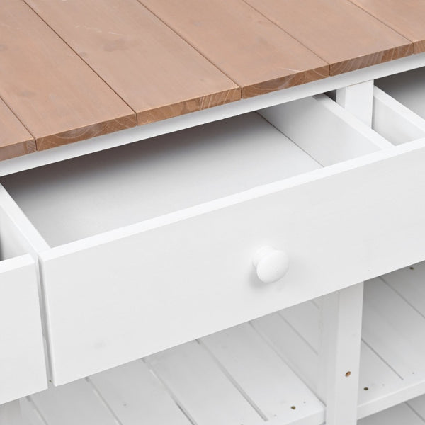 English Elm Topmax 65.7'' Tall Potting Bench With Hutch, Ergonomic Workstation & Ample Storage N717P229024K-GIGA