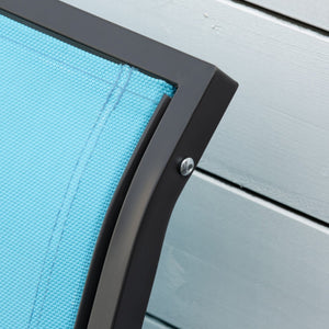 English Elm Outsunny 2-Person Outdoor Glider Bench - Stylish Patio Swing Loveseat With Durable Steel Frame & Comfort W2225P174346-GIGA