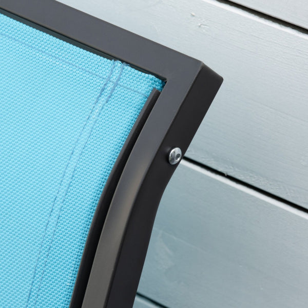 English Elm Outsunny 2-Person Outdoor Glider Bench - Stylish Patio Swing Loveseat With Durable Steel Frame & Comfort W2225P174346-GIGA