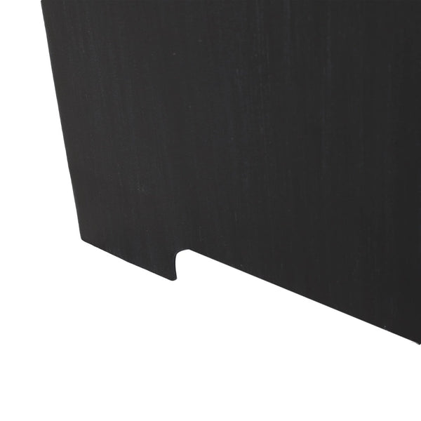 English Elm Outdoor Rectangular Iron Fire Pit 50000 Btu Propane Patio Heater Modern Black N772P404968B_67760.00BLK