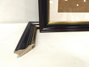 English Elm 24x32 Solid Wood Picture Frame with Replaceable Canvas, Organic Acrylic Glass, Elegant Wall Art Decor Black T3976P383250