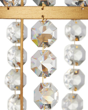 Currey & Company Bradshaw Chandelier - Elegant Art Deco Design With Crystal Accents For Timeless Illumination And Style Gold Glass ,Crystal ,Wrought Iron 9000-1296-currey-company