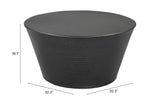 Durban Coffee Table Black 109754 Zuo Modern