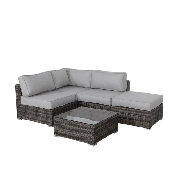 English Elm Fully Assembled 3-Piece Wicker Seating Group With Plush Cushions For Stylish, Comfortable Outdoor Relaxation B120S00269