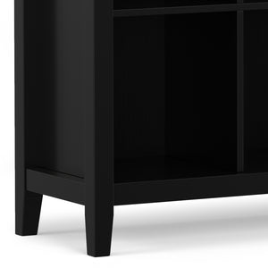 English Elm Artisan 12 Cube Storage Unit - Handcrafted Black Organizer For Home Décor & Versatile Functionality B136P238621
