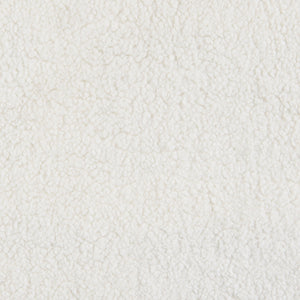 English Elm Denae Natural Upholstered Swivel Chair — Ivory Faux Sheepskin Accent Seat, Curvy 360° Swivel Comfort B062P351429