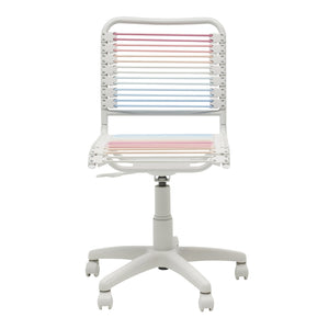 EuroStyle Bungie Bungee Cord Low Back Office Chair With Swivel Base And Breathable Seat 25D x 18W x 35H 03008-BBOMBRE