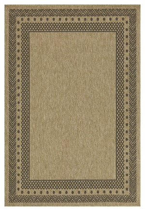 English Elm Earth Jute-Black Area Rug 2'7" X 7'3" - Durable Indoor/Outdoor Flatweave, Pet-Friendly Design B186P198828