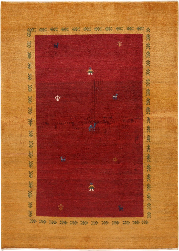 Pasargad Home Tribal Collection Hand-knotted Wool Area Rug – Vibrant Colors & Rich Textures   030311