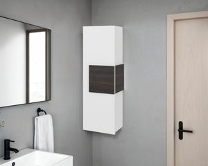English Elm Fm Furniture Nottingham Wall Mounted Medicine Cabinet with Three Shelves for Bathrooms B128P485447