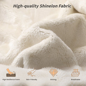 English Elm Airframe King Upholstered Bed Chenille Cloud Cushion Sliding Shelf Low Profile W1820P465973