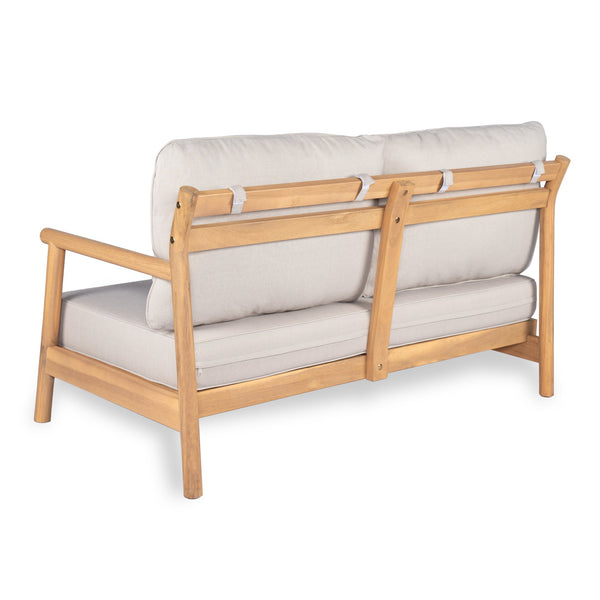 English Elm Christopher Knight Home® - Patio Acacia Wood Sectional Sofa With Chaise Lounge & Water-Resistant Cushions For Outdoor Comfort N772P262284B