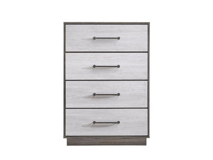English Elm Aberdeen Five Drawer Chest Wood Grain Laminate Contemporary Bedroom Storage B078P497932