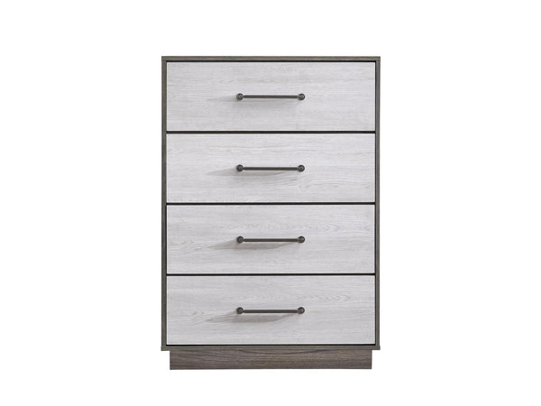 English Elm Aberdeen Five Drawer Chest Wood Grain Laminate Contemporary Bedroom Storage B078P497932