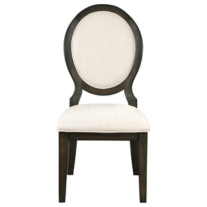 English Elm Fulton Neoclassical Round Pedestal Dining Set Seats Four with Built-in Storage B062S01682
