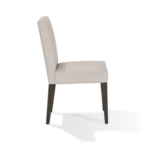 English Elm Mod Parson Dining Chairs Set of 2 Linen Blend Upholstered Rubberwood Contemporary B056P416812