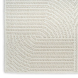 Nourison Textured Home TXH02 Machine Made Power-loomed Borderless Design Indoor Only Modern Scandinavian Rug Ivory, Ivory 100% Polyester 841491141656