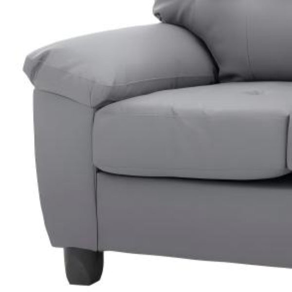 English Elm Stylish Two Seat Upholstered Loveseat with Padded Arms for Modern Living Rooms B078S00522