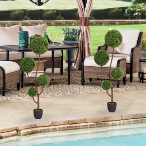 English Elm 5ft Artificial Willow Silk Faux Tree Cascading Branches for Living Room or Office W2945P279015