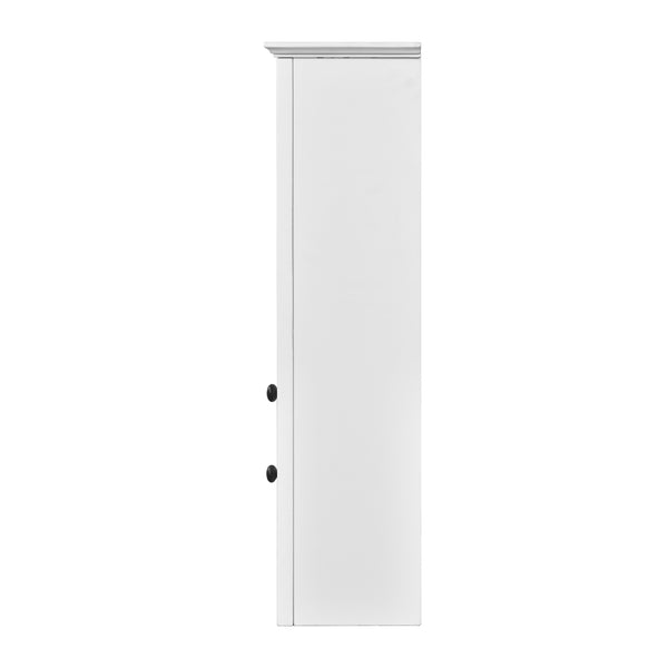 English Elm 32'' Modern Medicine Cabinet with Mirror, Wall-Mounted 3-Shelf Bathroom Storage, White MDF Finish N710P252505K