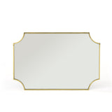 Christopher Knight Home® - Noble House - Verne Glam Wall Mirror with Gold Finished Stainless Steel Frame