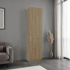 English Elm Home Vertical Freestanding Bookcase with Open Shelving and Enclosed Lower Cabinet B200P465725