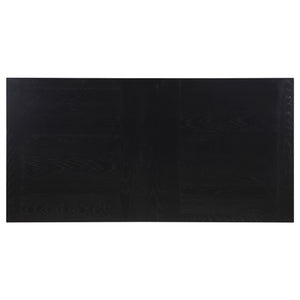 English Elm Houston 7-Piece Modern Dining Set With Charcoal Grey Upholstered Chairs & Sculptural Table Design B062S01229