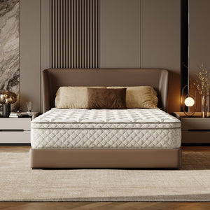 English Elm Full Size 12 Inch Hybrid Mattress with Gel Memory Foam Pocket Springs Medium Firm W3682P338220