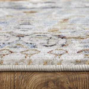 Feizy Rugs Melrose Area Rug: Luxurious Turkish Craftsmanship With Durable, Stain-resistant Design For Elegance Ivory,Red,Blue Polypropylene,Polyester,Viscose Mel39nzfivyrste70