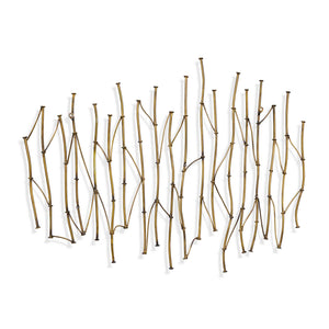Uttermost Uttermost Antique Gold Abstract Branch Metal Wall Sculpture for Modern Living Spaces 03500