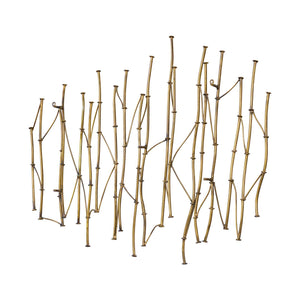 Uttermost Antique Gold Abstract Branch Metal Wall Sculpture for Modern Living Spaces