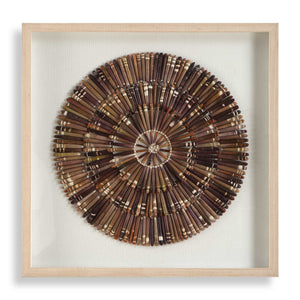 Uttermost Uttermost Tiger Sea Urchin Handcrafted Coastal Wall Art Pine Frame Linen Accent 03501