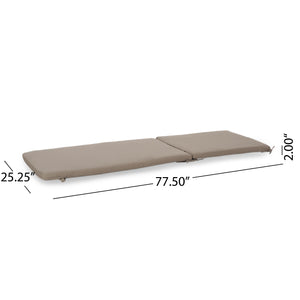 English Elm Christopher Knight Home® - 57592.00Cush Khaki Lounge Cushion Set - Water-Resistant, Durable, Removable Covers For Chaise Lounges N775P230109K