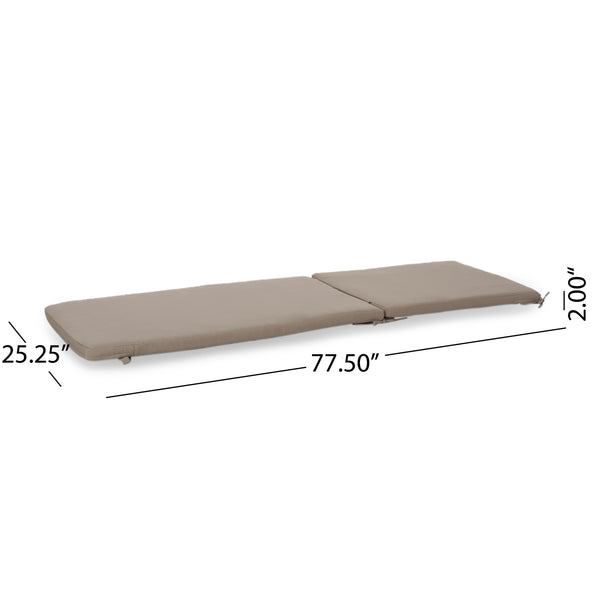 English Elm Christopher Knight Home® - 57592.00Cush Khaki Lounge Cushion Set - Water-Resistant, Durable, Removable Covers For Chaise Lounges N775P230109K