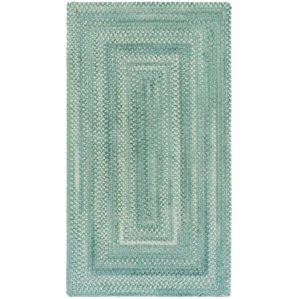 Capel Rugs Bambini Soft Cotton Chenille Braided Area Rug - Perfect For Infants, Crawlers, And Toddlers' Comfort Aquamarine 70% Cotton,30% Polyester 0377qs00240036200