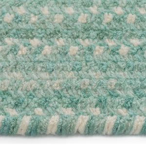 Capel Rugs Bambini Soft Cotton Chenille Braided Area Rug - Perfect For Infants, Crawlers, And Toddlers' Comfort Aquamarine 70% Cotton,30% Polyester 0377qs00240036200