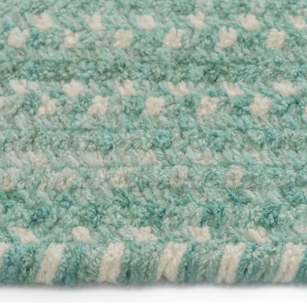 Capel Rugs Bambini Soft Cotton Chenille Braided Area Rug - Perfect For Infants, Crawlers, And Toddlers' Comfort Aquamarine 70% Cotton,30% Polyester 0377qs00240036200