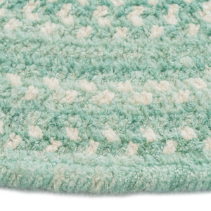 Capel Rugs Bambini Soft Cotton Chenille Braided Area Rug - Perfect For Infants, Crawlers, And Toddlers' Comfort Aquamarine 70% Cotton,30% Polyester 0377vs00270048200