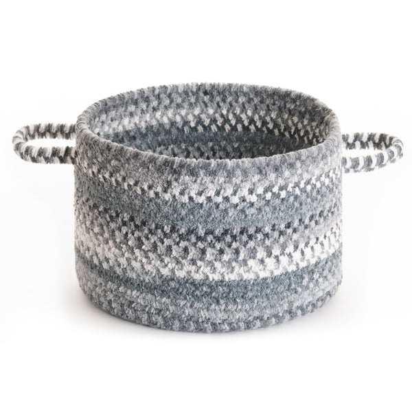 Capel Rugs Bambini Soft Cotton Chenille Braided Area Rug - Perfect For Infants, Crawlers, And Toddlers' Comfort Cool Gray 70% Cotton,30% Polyester 0377bsk016300