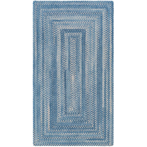 Capel Rugs Bambini Soft Cotton Chenille Braided Area Rug - Perfect For Infants, Crawlers, And Toddlers' Comfort Cloud Blue 70% Cotton,30% Polyester 0377qs00240800400