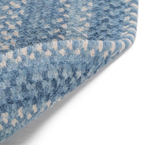 Capel Rugs Bambini Soft Cotton Chenille Braided Area Rug - Perfect For Infants, Crawlers, And Toddlers' Comfort Cloud Blue 70% Cotton,30% Polyester 0377vs03000500400