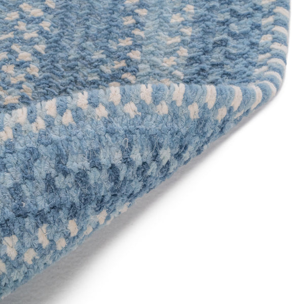 Capel Rugs Bambini Soft Cotton Chenille Braided Area Rug - Perfect For Infants, Crawlers, And Toddlers' Comfort Cloud Blue 70% Cotton,30% Polyester 0377vs00270048400