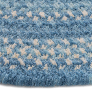 Capel Rugs Bambini Soft Cotton Chenille Braided Area Rug - Perfect For Infants, Crawlers, And Toddlers' Comfort Cloud Blue 70% Cotton,30% Polyester 0377vs00270048400