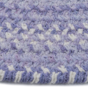 Capel Rugs Bambini Soft Cotton Chenille Braided Area Rug - Perfect For Infants, Crawlers, And Toddlers' Comfort Periwinkle 70% Cotton,30% Polyester 0377cs0036450