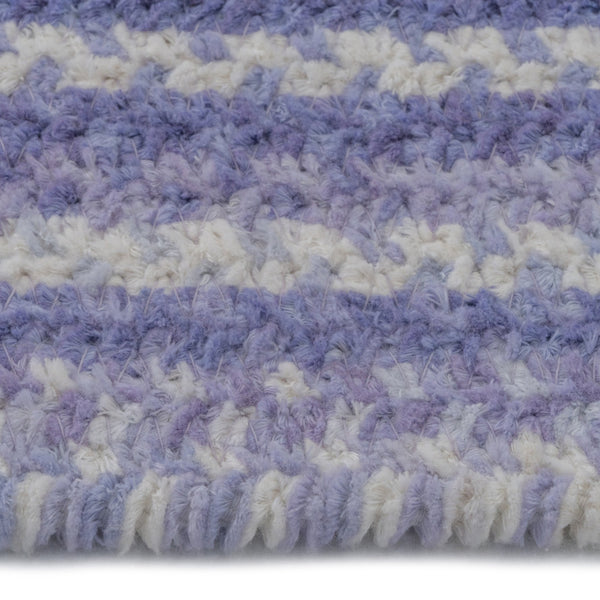 Capel Rugs Bambini Soft Cotton Chenille Braided Area Rug - Perfect For Infants, Crawlers, And Toddlers' Comfort Periwinkle 70% Cotton,30% Polyester 0377qs00200030450