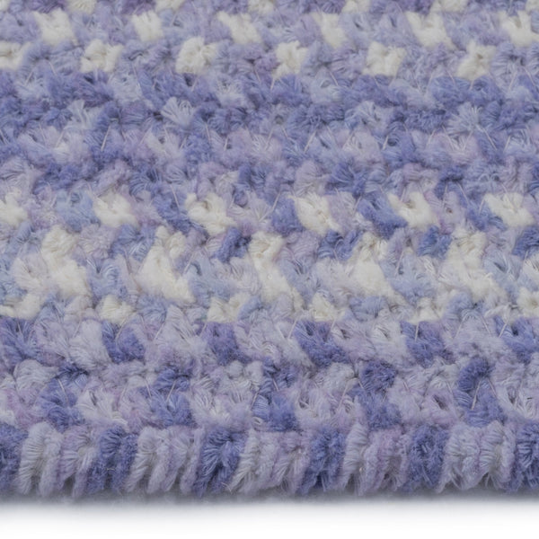 Capel Rugs Bambini Soft Cotton Chenille Braided Area Rug - Perfect For Infants, Crawlers, And Toddlers' Comfort Periwinkle 70% Cotton,30% Polyester 0377vs00240036450