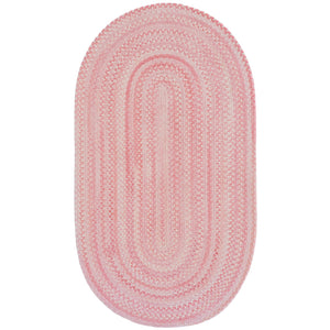 Capel Rugs Bambini Soft Cotton Chenille Braided Area Rug - Perfect For Infants, Crawlers, And Toddlers' Comfort Pretty In Pink 70% Cotton,30% Polyester 0377vs00270048500