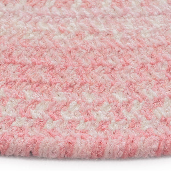 Capel Rugs Bambini Soft Cotton Chenille Braided Area Rug - Perfect For Infants, Crawlers, And Toddlers' Comfort Pretty In Pink 70% Cotton,30% Polyester 0377vs00270048500