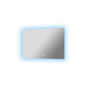 English Elm Vellum Backlit Led Vanity Mirror with Defogger and Touch Controls for Bathroom B2731P478338